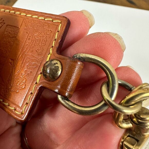 Louis Vuitton Vachetta Leather Key Ring Bag Charm - Picture 13 of 15